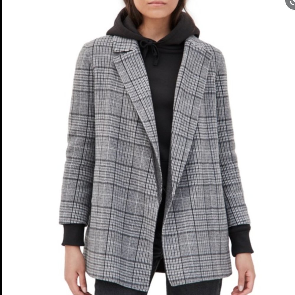 Theory Clairene Weston Plaid Wool/Cashmere Jacket